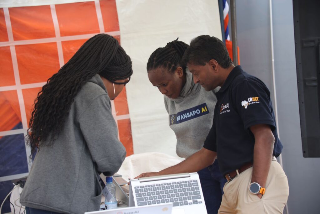 Juza AI - Stemtastic mEducation Alliance 2025 Symposium - CEMASTEA Nairobi - Nyansapo AI CEO visit at the booth