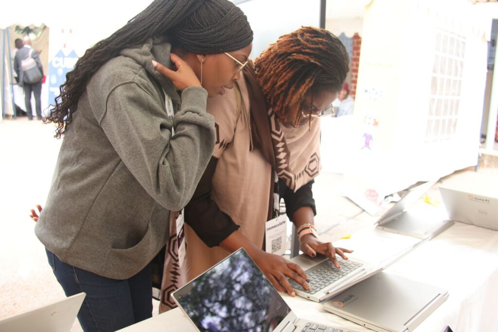 Juza AI - Stemtastic mEducation Alliance 2025 Symposium - CEMASTEA Nairobi - guest engage with the AI